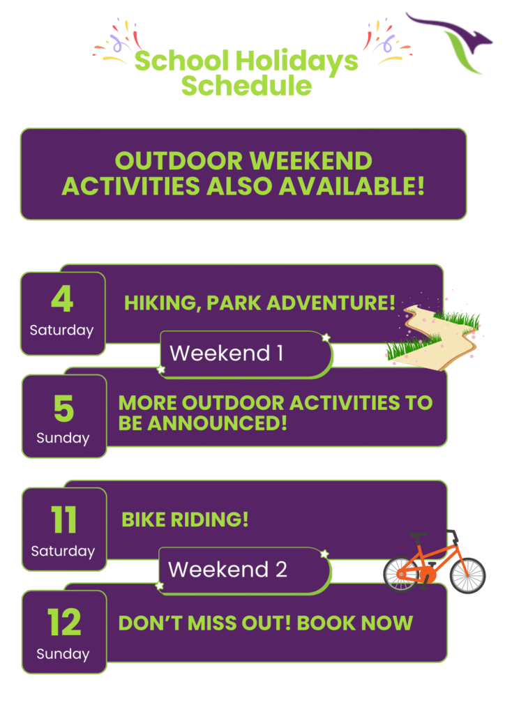 Weekend 2 School Holidays Program